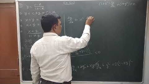 RBSE CLASS 12 EXERCISE 12.3 DIFFERENTIAL EQUATION (QUESTIONS 3,4,5)