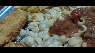 تحدي احلى. مكرونة اسباجيتي بالفراخ البانيه، best, ultimate spagetti with chicken baneh