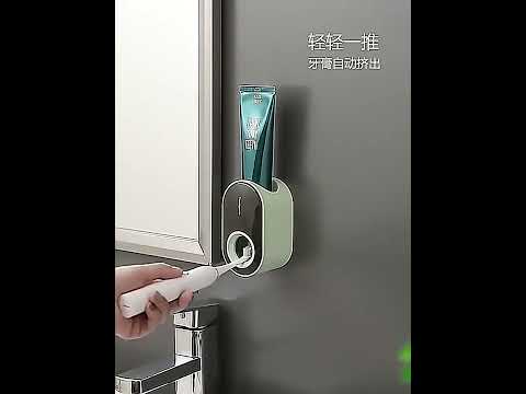 Video: Automatic soap and toothpaste dispenser