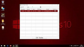 Filtrer des données dans un Tableau avec WinDev | Code Source