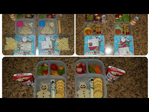 Christmas theme school lunch ideas - YouTube