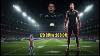 👉 From 170CM to 208CM 😳 Goalkeepers Height Comparison