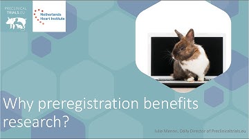3Rs Webinar: Why preregistration of animal studies benefits research - Talk by Julia Menon, M.Sc.