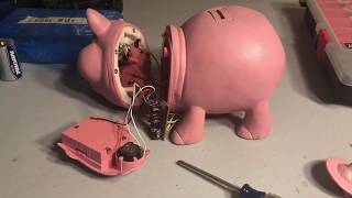 Gemmy Animated Piggy Bank Repair (Mouth Movement)