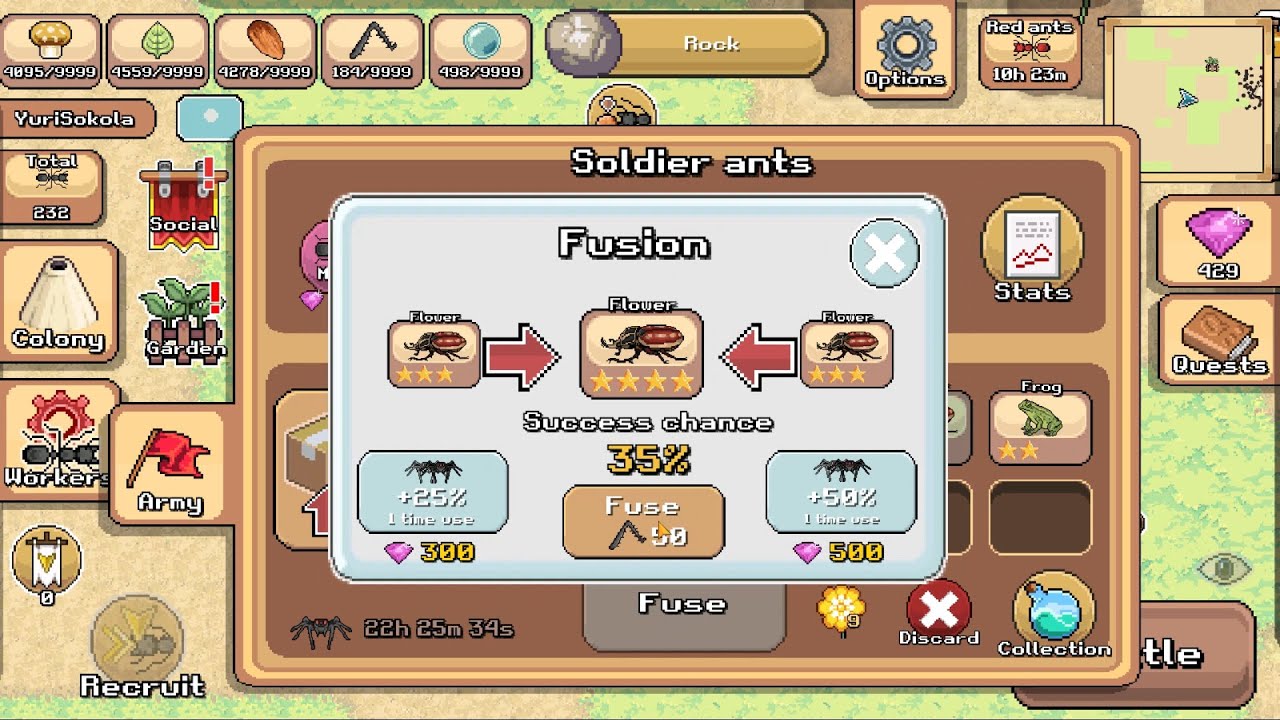 Pocket Ants 29 Flower chafer beetle Creature Event 62024 YouTube