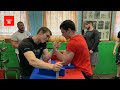 День борьбы в Политехе с Михаилом Полуяхтовым. Armwrestling Saint-Petersburg.