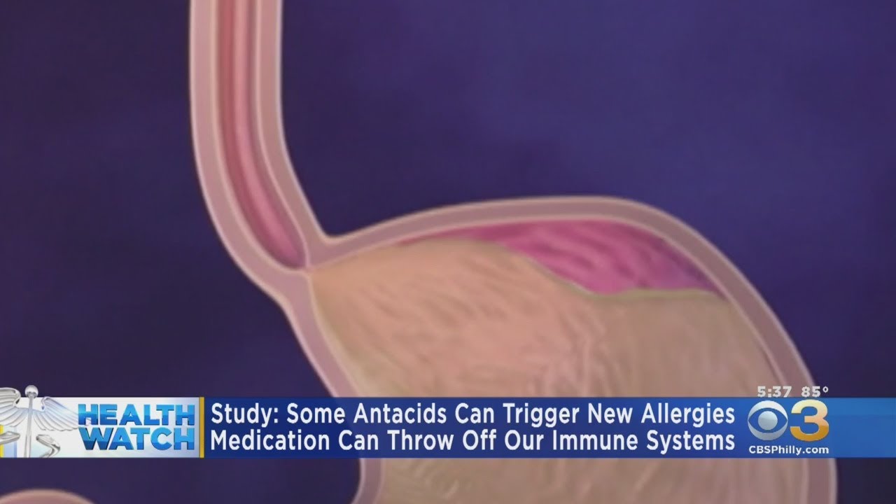 Some Antacids Can Trigger New Allergies, Study Says