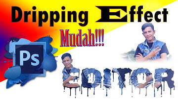 Dripping Effect Text || Splatter Effect || PHOTOSHOP TUTORIAL