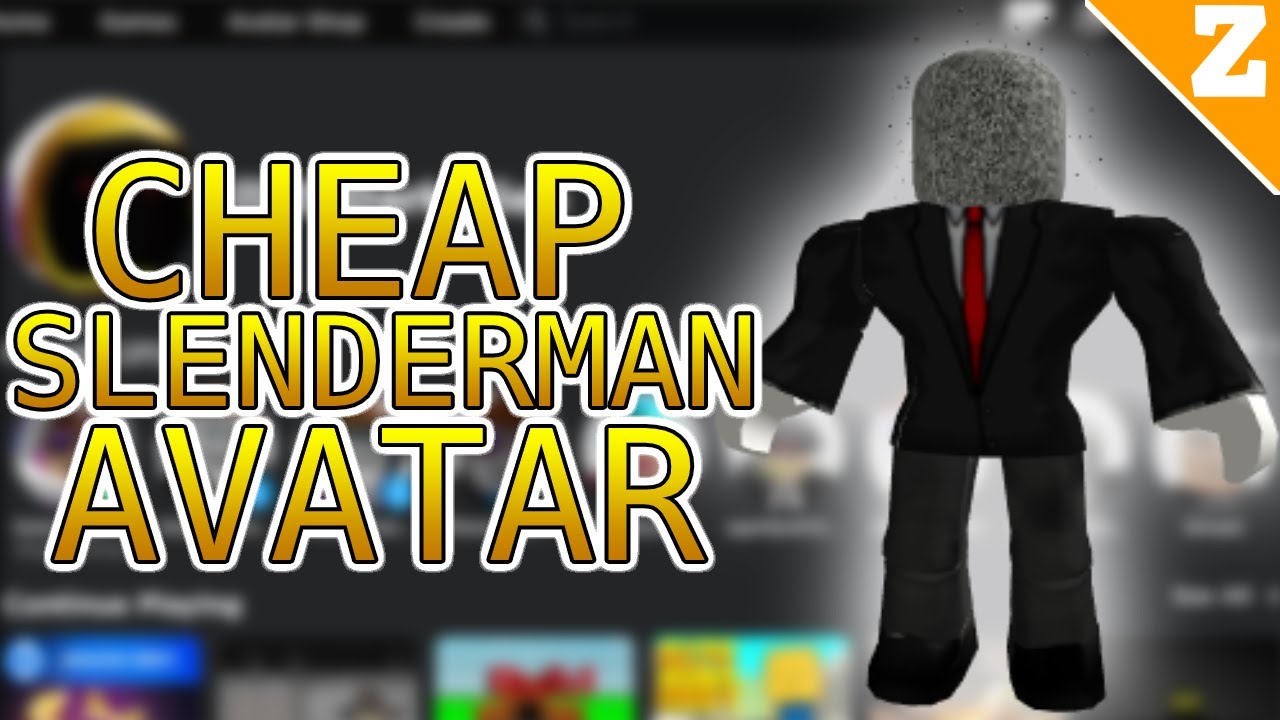 MAKING SLENDERMAN a ROBLOX ACCOUNT! 