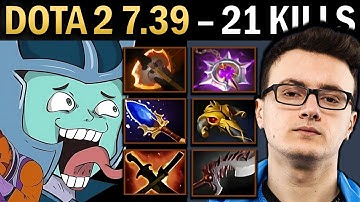 Phantom Assassin Gameplay with 21 Kills and 1000 GPM - Dota 7.39