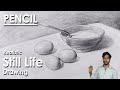 How to Draw Realistic Eggs and Dish Still Life in Pencil | step by step