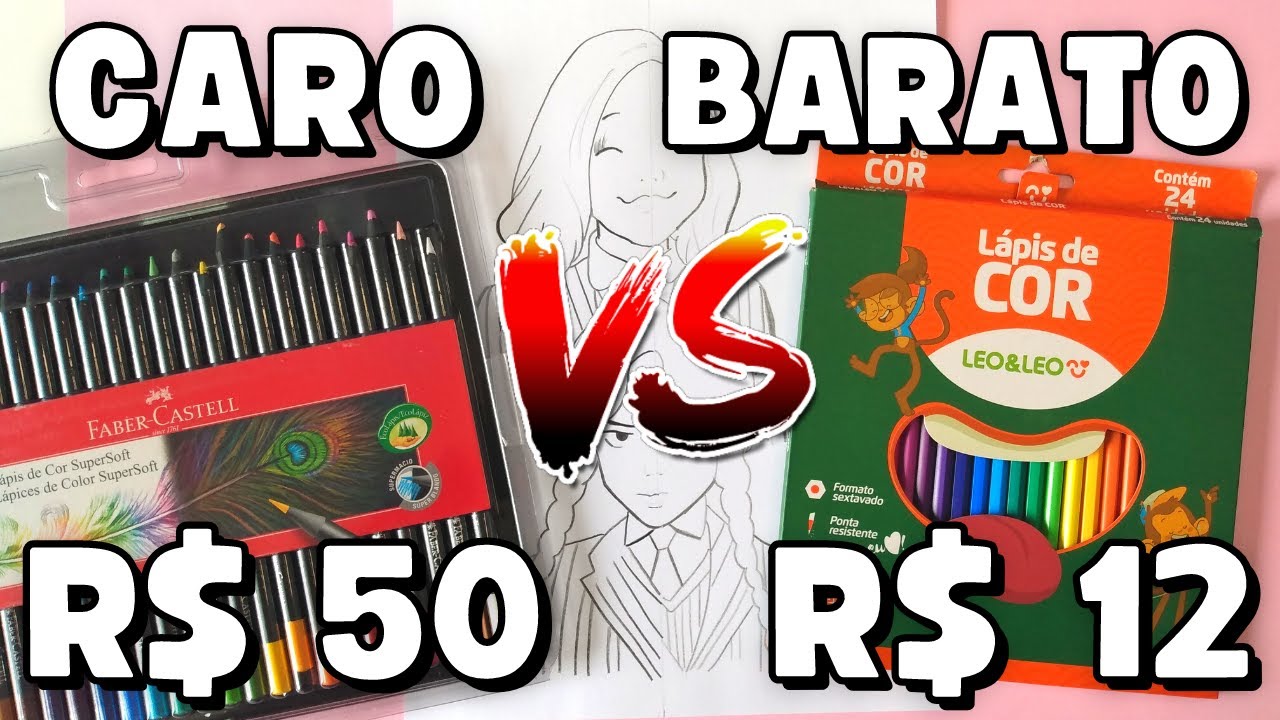 LÁPIS de COR CARO x BARATO | Faber-Castell SuperSoft X Leo&Leo
