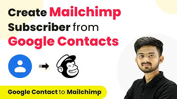 How to Add Mailchimp Subscriber from Google Contact (with Tag)