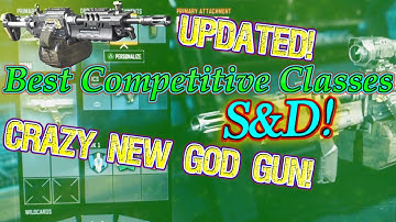 UPDATED Best Competitive Classes! CRAZY NEW GOD GUN (BRM) Call of Duty Black Ops 3 Competitive Tips!