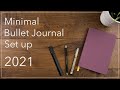 A Truly Minimal 2021 Bullet Journal Setup