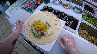 Subway POV: Cold Winter Day Lunch Rush