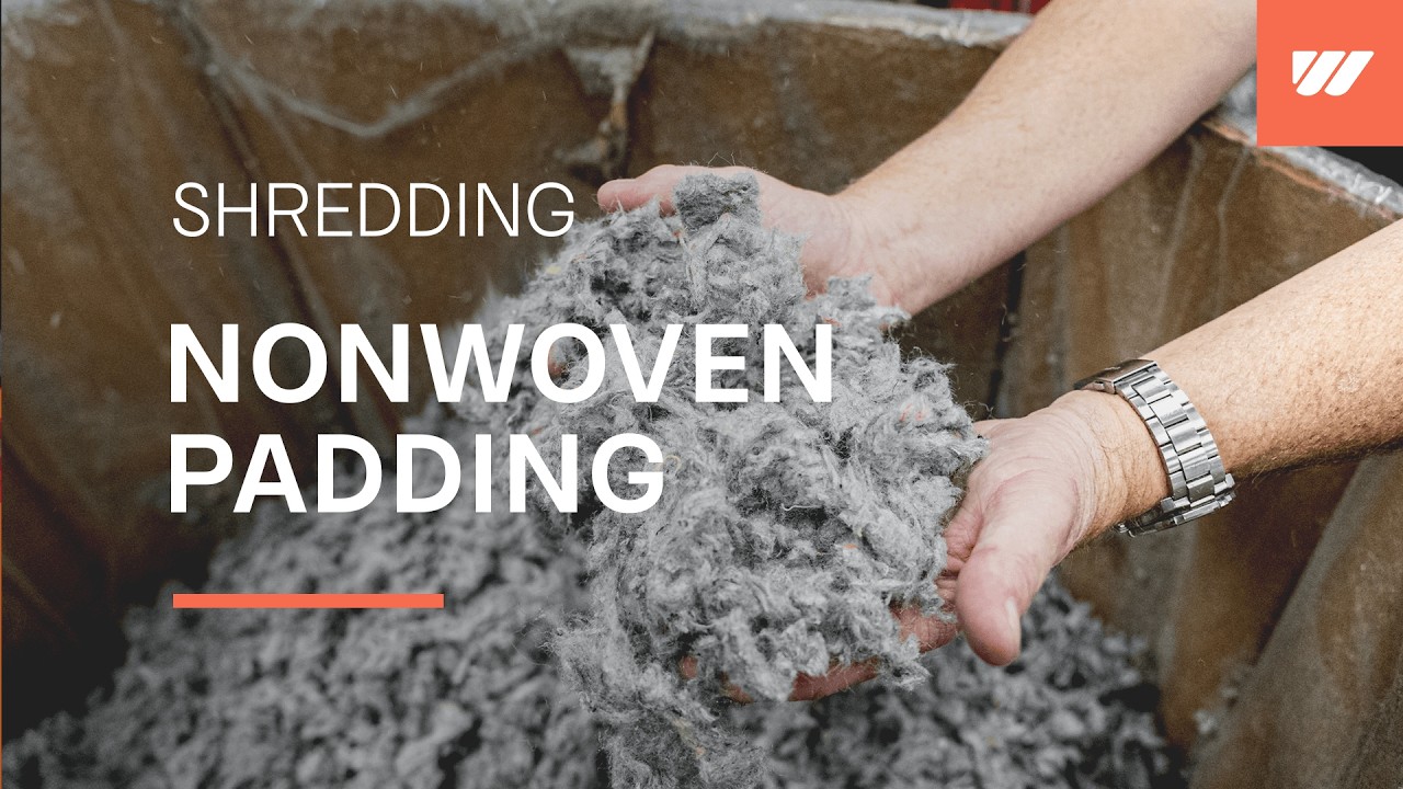 Shredding nonwoven padding | WEIMA WLK 15