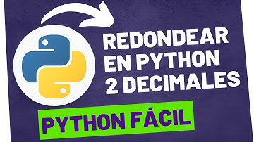 🔴 COMO mostrar SOLO dos DECIMALES en Python | REDONDEAR en Python