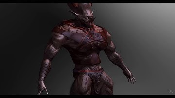 Demo reel 2016 - Fantazy Creature By Yacine BRINIS 3D Character & Creature Design