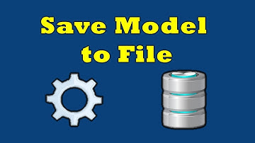 How to Save a Machine Learning Model in a File in Python using Pickle