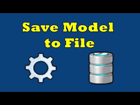 How to Save a Machine Learning Model in a File in Python using Pickle
