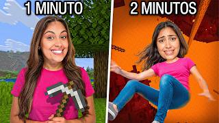 MINECRAFT, mas a cada 1 MINUTO TROCA de DIMENSÃO!