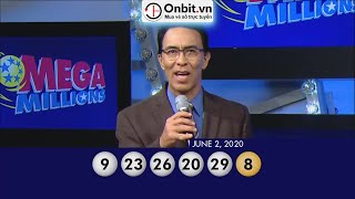 Trực tiếp KQXS Mega Millions hôm nay ngày 03/06/2020 (Today Lottery Draw Results)