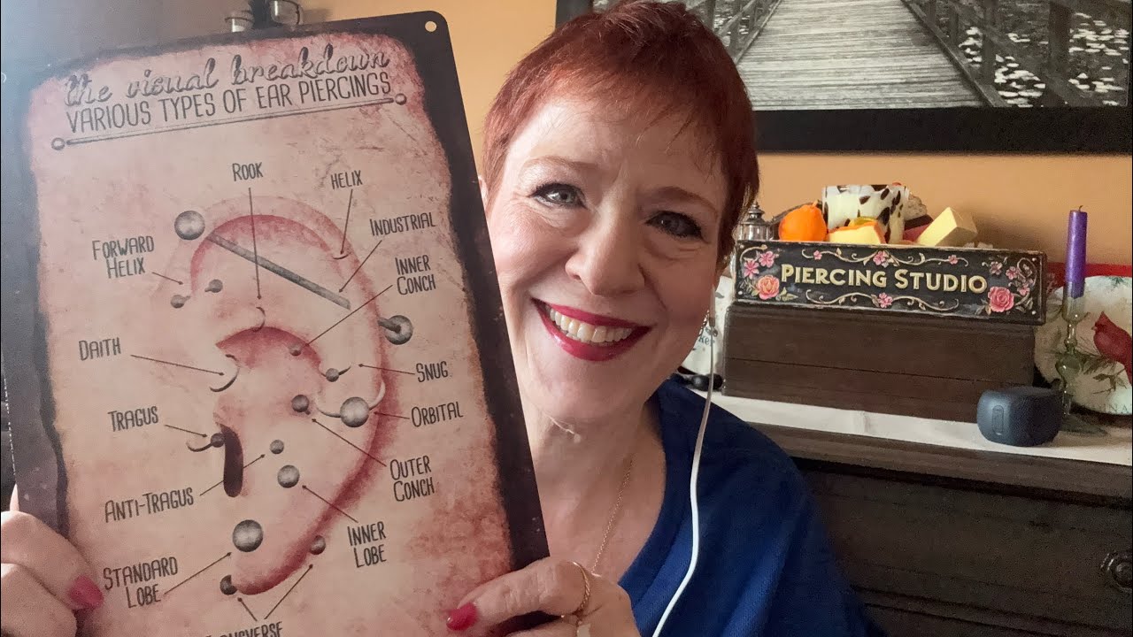 ASMR - ROLEPLAY- mobile piercing studio - lots of tingles, calming & supportive- let’s get piercing!