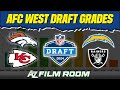 2024 nfl draft grades  afc west