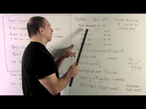 Taylor's Theorem for