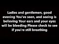 Saliva Ladies And Gentlemen Lyrics