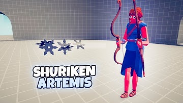 SHURIKEN ARTEMIS vs EVERY FACTION | TABS Totally Accurate Battle Simulator Gameplay