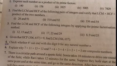 CLASS 10 CBSE /NCERT CHAPTER 1-REAL NUMBERS EXERCISE 1.2 Q.No -7 IN ENGLISH-PART 9