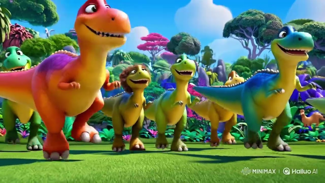 🦖 Dancing Dinosaurs | Fun Dinosaur Song for Kids | Sing & Dance Along! 🦕