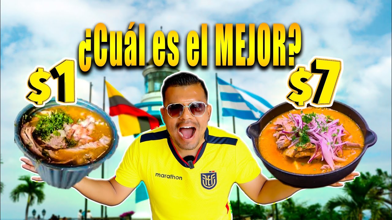 🔥Probando el ENCEBOLLADO Caro vs Barato en Guayaquil 🇪🇨😱