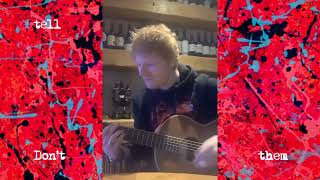 Stop the Rain live+ studio sound  Ed Sheeran