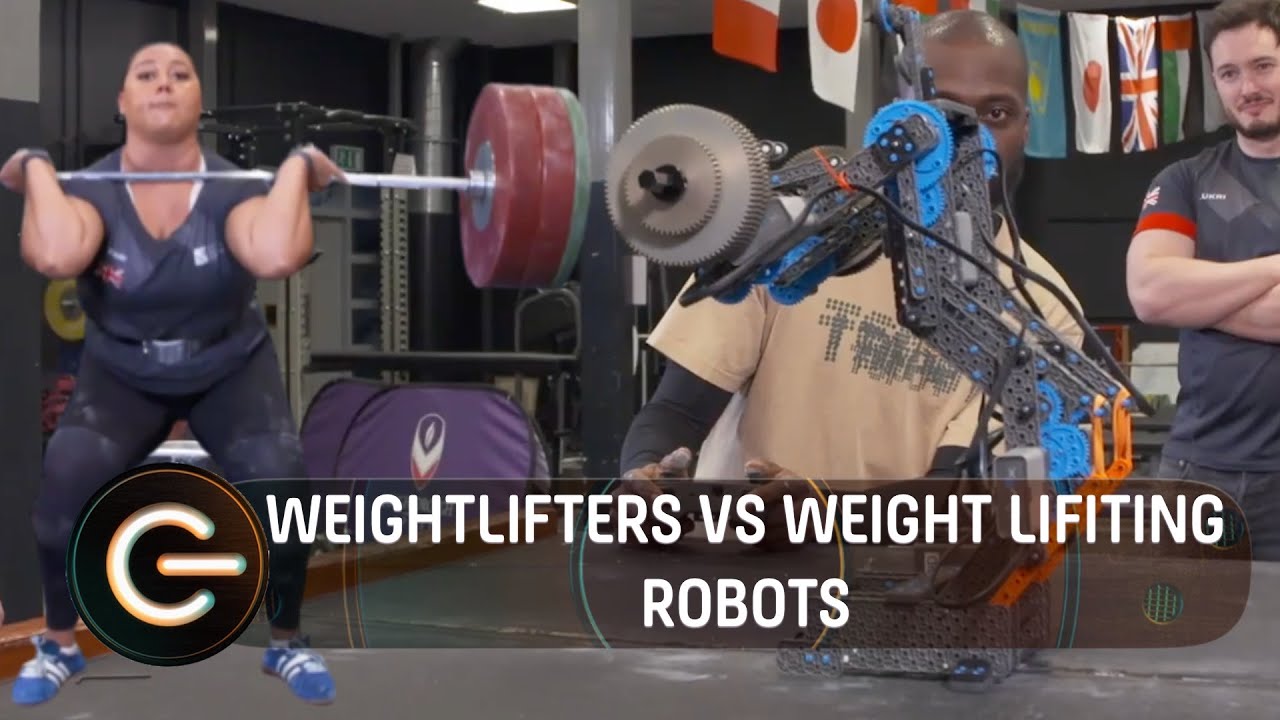 Weightlifters VS Weight Lifting Robots 