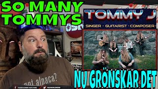 TOMMY JOHANSSON - NU GRÖNSKAR DET (Folk Metal Cover) REACTION by OLDSKULENERD