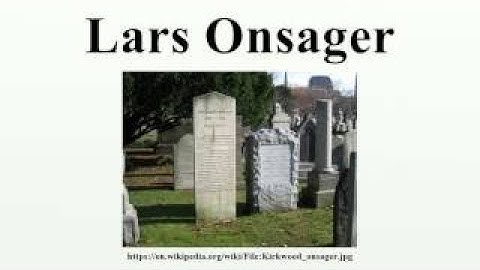 Lars Onsager