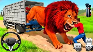 Game Mengemudi Truk Kargo Hewan 3D - Simulator Truk Kargo Transportasi Hewan 2024 - Gameplay Android screenshot 5