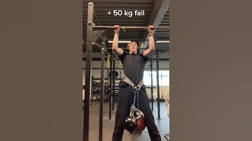 Testing my max weighted pull up