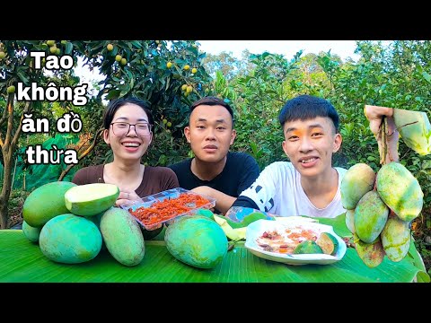Video Xoài Chua Chấm Muối Ớt Siêu Cay , Hoàng Và Chị Su... - youtube