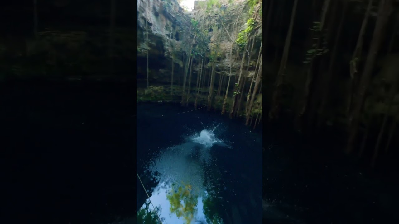 Cenotes are natural sinkholes formed by collapse of limestone cave roof containing underground water