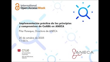 Implementación práctica de los principios y compromisos de CoARA en ANECA