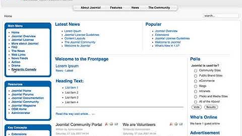 Joomla 1.5 Beginner, Lesson #25: Helpful Extensions