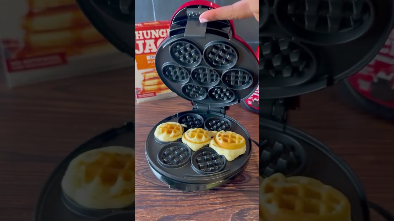 Banana waffle bites 🧇😍|