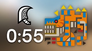 MHFU  |  Tigrex Training 0:55 Greatsword screenshot 5