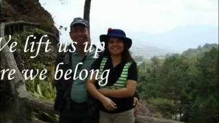 Video thumbnail of "Up where we belong ✿⊱╮_Lyrics Nelson*Nellie"