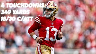 Brock Purdy Scores 4 Touchdowns In His Playoff Debut || Full Highlights Wildcard Weekend Vs Seahawks