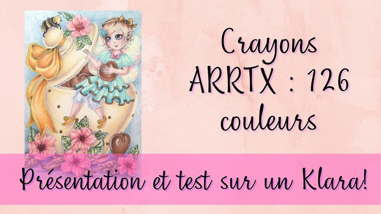 Arrtx 126 colored pencils : Je colorie un Klara Markova!!!